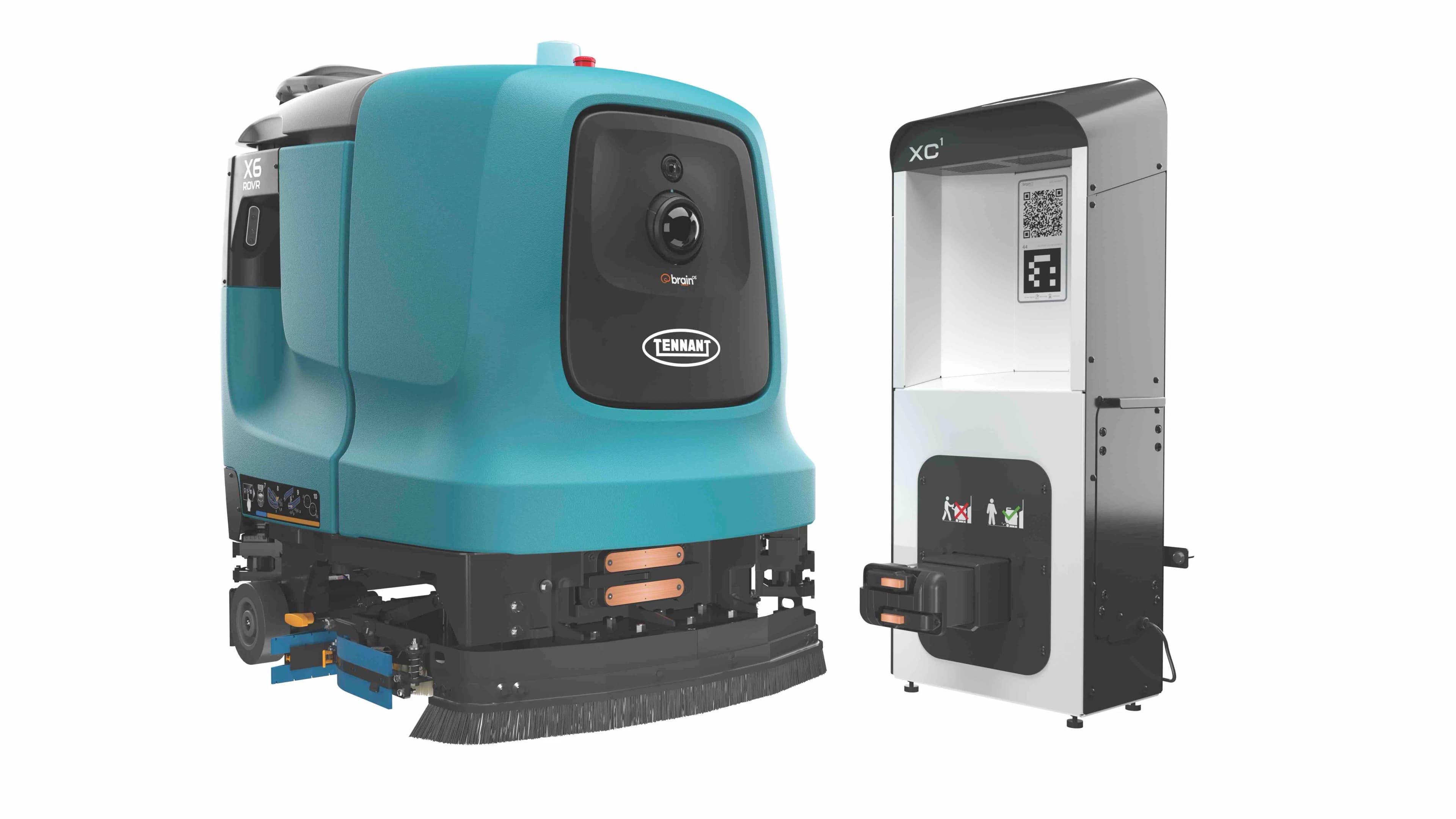 BrainOS-powered Autonomous Floor Scrubbers