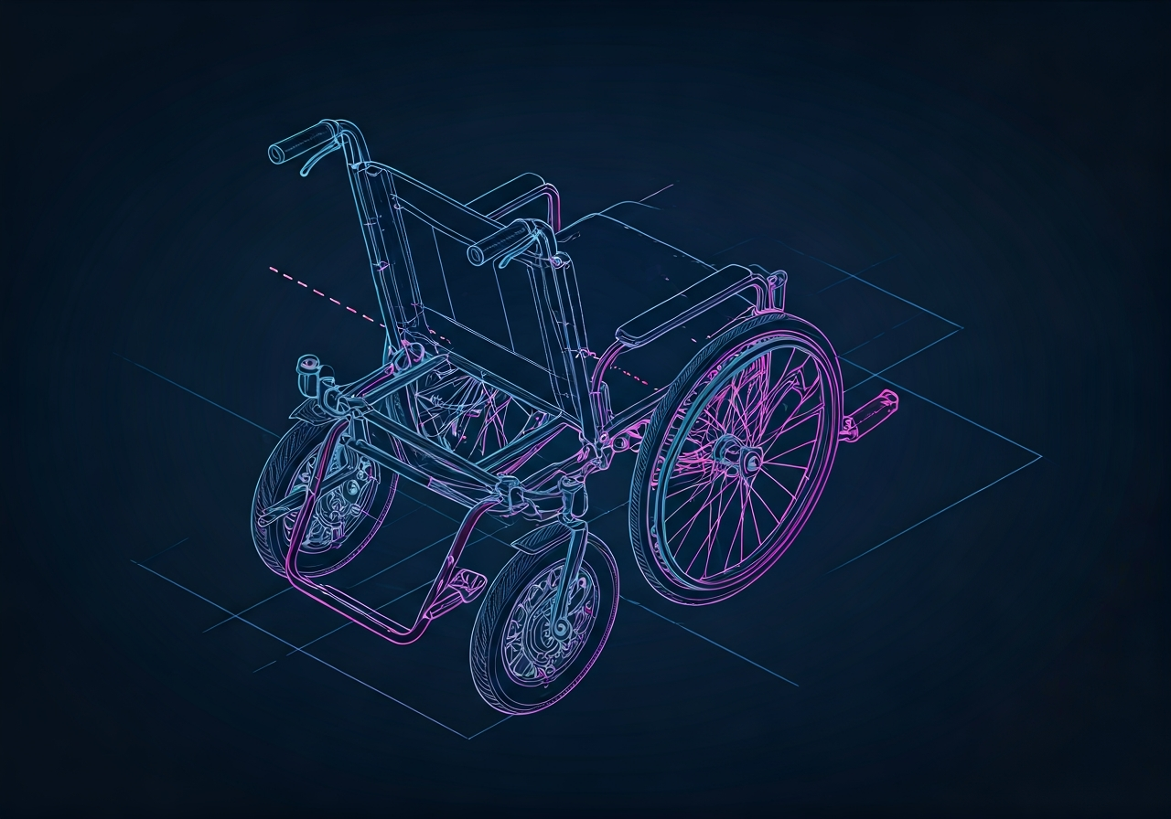 Rollstuhl mit E-Bike-Motor